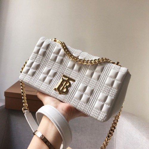 BurBerry Bolso de hombro en piel 7462 Blanco