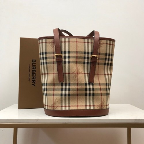 Bolso de hombro de cuero BurBerry 80111 Trigo