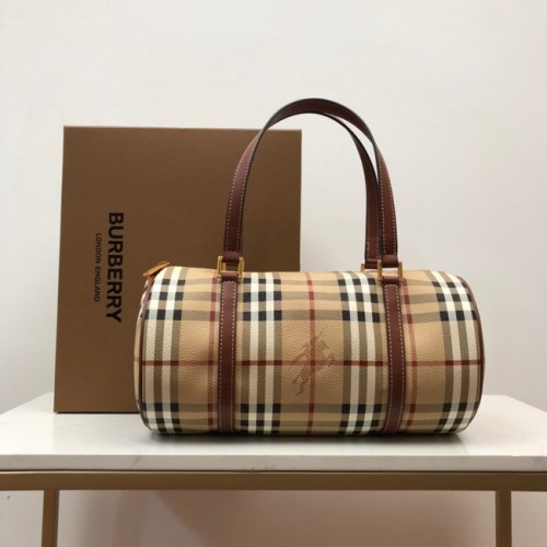 BurBerry Bolso de hombro de cuero 80116 Trigo
