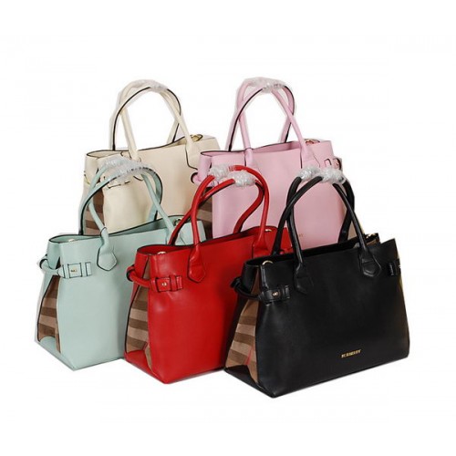 BurBerry Tote Bag Bolso en cuero original 9181A