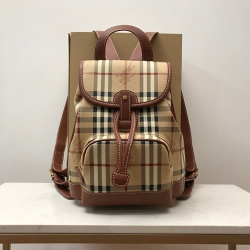 Burberry Mochila Tela 80111 marrón