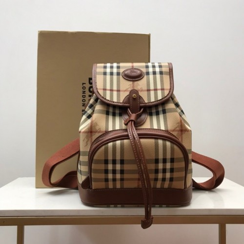 Burberry Mochila Tela 80111 marrón