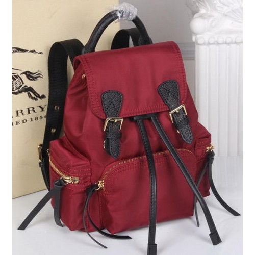 Burberry Mochila Tela BU40166 Rojo