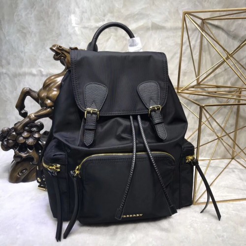 Burberry Mochila Grande Tela ABU41048 Negro