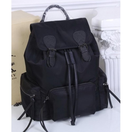 Burberry Mochila Grande Tela BU41048 Negro