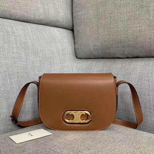 CELINE Original Bolso en Piel CL93123 marrón