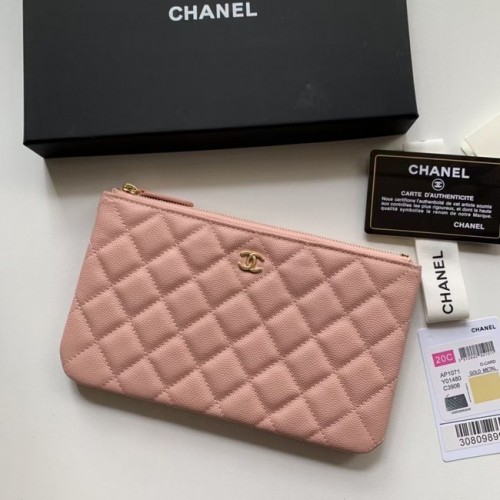 CHANEL 19 Caviar Original Leather Carry on bag AP1060 rosa