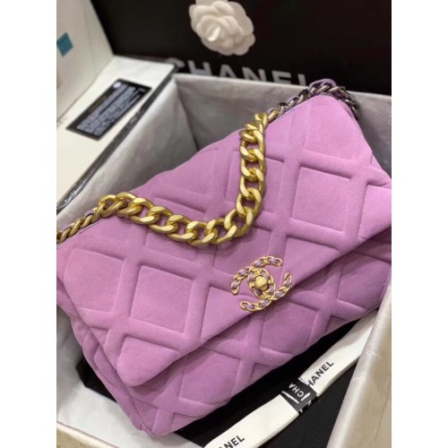 Bolso Solapa CHANEL 19 AS1160 Lavanda