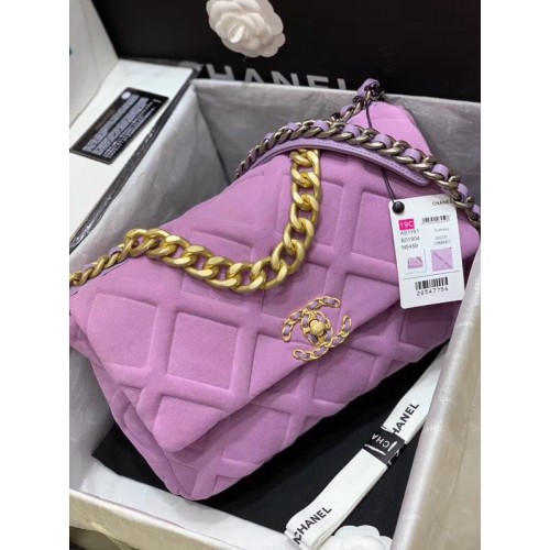 Bolso Solapa CHANEL 19 AS1161 Lavanda