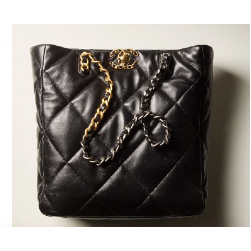 BOLSO SHOPPING CHANEL 19 AS3519 Negro