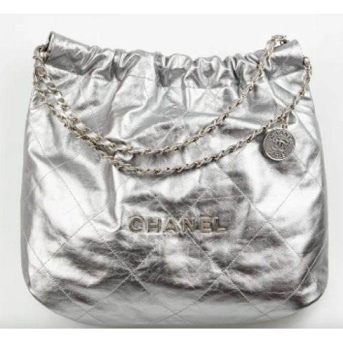 BOLSO DE MANO CHANEL 22 AS3260 Plata