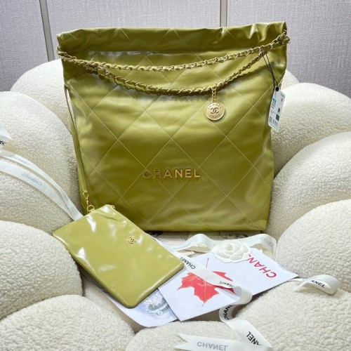 BOLSO DE MANO CHANEL 22 AS3262 limón