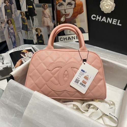 CHANEL Bolso Bowling AS3034 rosa