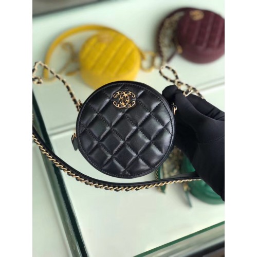 Paquete cadena CHANEL A0725 negro