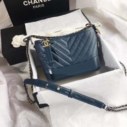 CHANEL GABRIELLE Bolso Hobo Pequeño Original A91810 Azul
