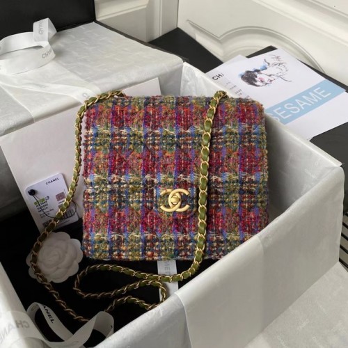 BOLSO PEQUEÑO SOLAPA CHANEL AS3649 Multicolor