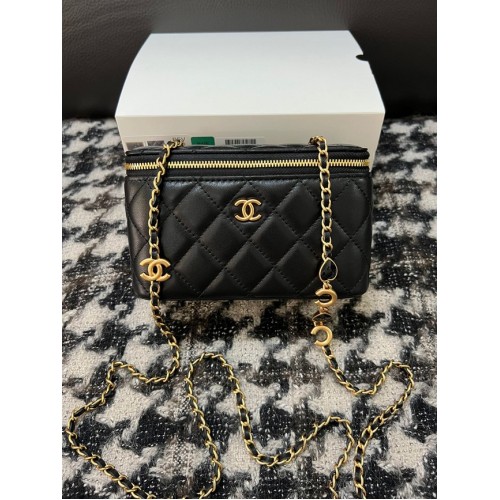 CHANEL MUEBLES CON CADENA 68105 Negro