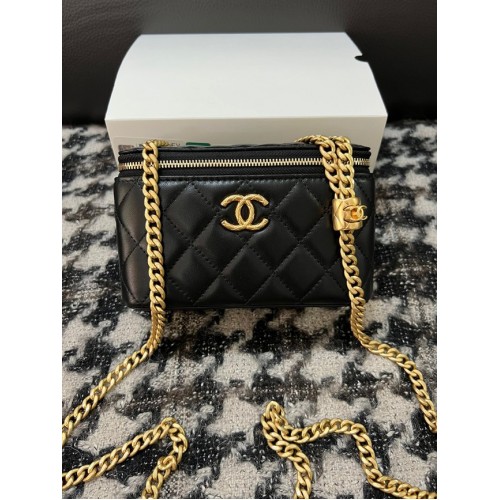 CHANEL MUEBLES CON CADENA 68106 Negro