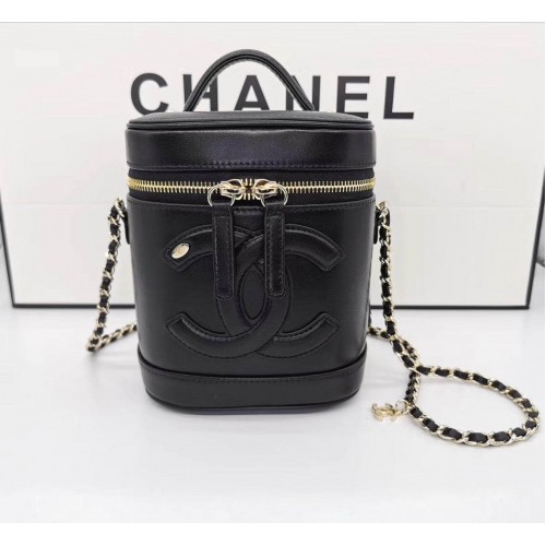 Neceser CHANEL Metal dorado AS1336 negro