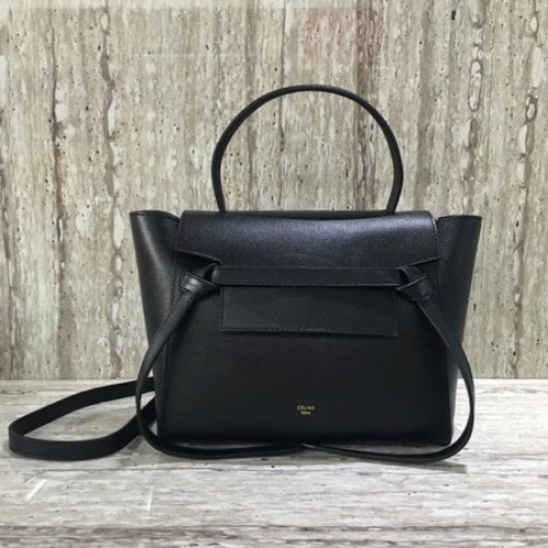 Mini Bolso Celine Belt Original Cuero C98310 Negro