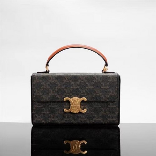 Celine CABAS VERTICAL EN TRIOMPHE CANVAS 199992 negro