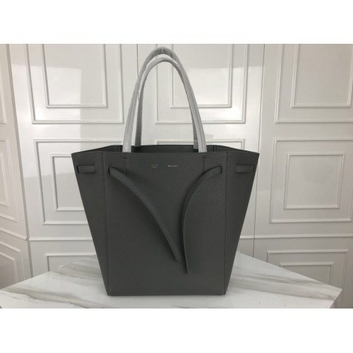 Celine Cabas Phantom Bolsos Cuero Original C2210 Gris