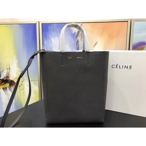Celine Cabas Phantom Bolsos Cuero Original C3365 Gris Profundo