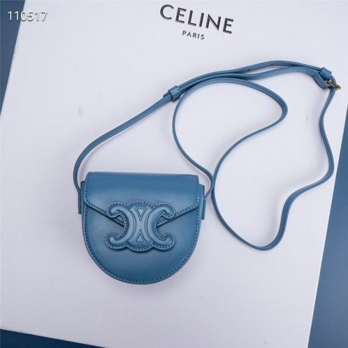 Celine FOLCO CUIR TRIOMPHE DE BECERRO LISO 10J303 AZUL