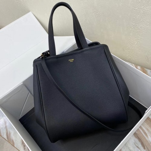 Celine BOLSO SUAVE GRANDE DE BECERRO FLEXIBLE GRANULADO 55825 negro