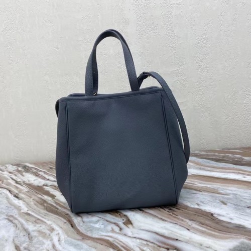 Celine BOLSO SUAVE GRANDE DE BECERRO GRANULADO 55825 gris oscuro