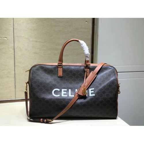 Celine BOLSO GRANDE VOYAGE DE LONA TRIOMPHE 191472 tostado