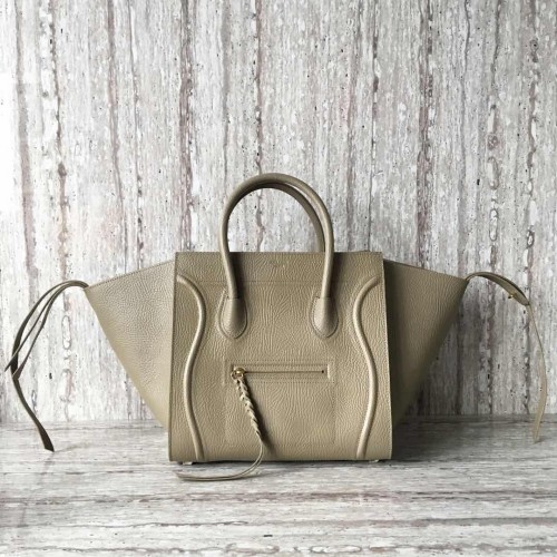 Celine Equipaje Phantom Tote Bag Piel de becerro CT3372 Gris