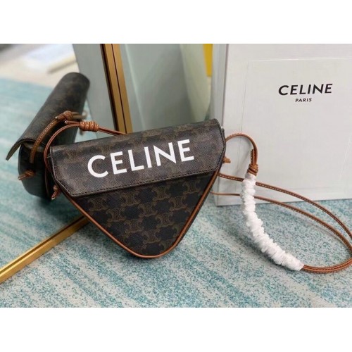 Celine MINI CABAS VERTICALES EN LONA TRIOMPHE 194355