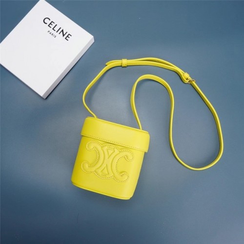 Celine MINI TEEN CLASSIC BAG IN BOX BECERRO 199263 amarillo