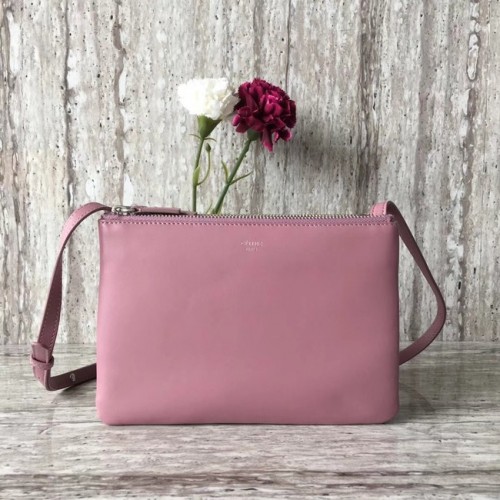 Minibolso de hombro en piel Celine Original 55420 rosa
