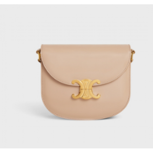 Celine TEEN BESACE TRIOMPHE EN PIEL DE BECERRO BRILLANTE 110413 SAFARI