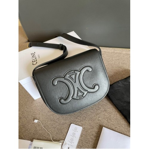 Celine TEEN BOLSO CLÁSICO PIEL DE BECERRO 199292 negro