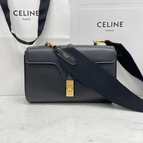 Celine TEEN SOFT 16 DE BECERRO LISO 196853 negro