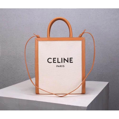 Celine BOLSO TEEN TRIOMPHE DE LONA TRIOMPHE Y BECERRO CL91041 blanco
