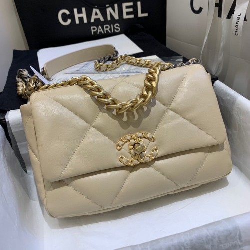 Bolso Chanel 19 solapa AS1160 AS1161 AS1162 Desnudo