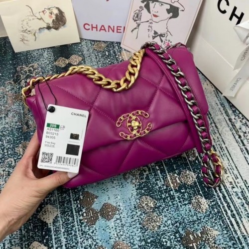 Bolso Chanel 19 solapa AS1160 AS1161 AS1162 violeta
