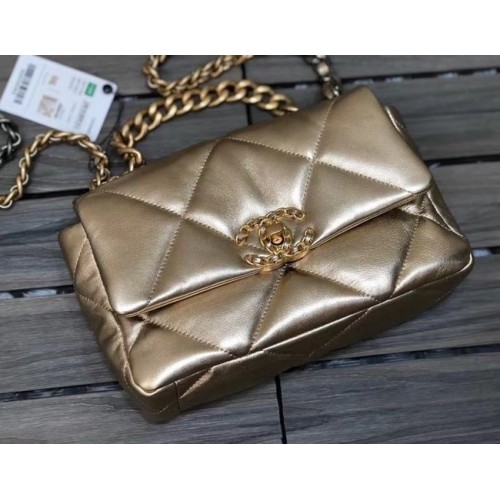 Bolso Chanel 19 solapa AS1160 oro