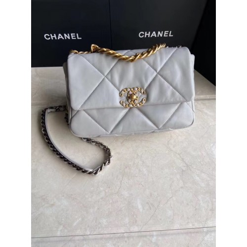 Bolso Chanel 19 solapa AS1160 gris