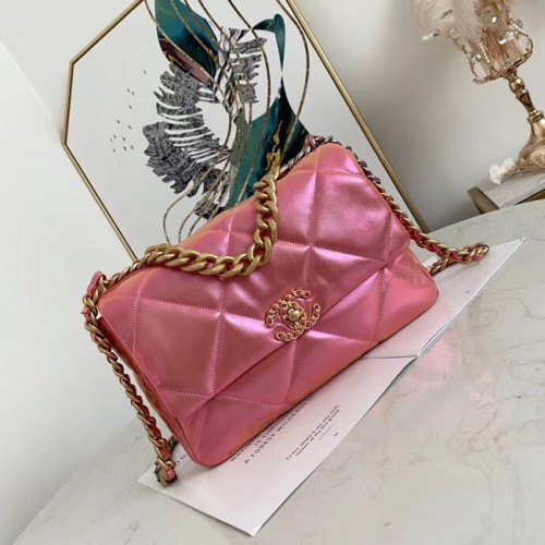 Bolso Chanel 19 solapa AS1161 Rosa