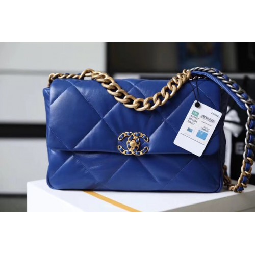 Bolso Chanel 19 solapa AS1161 azul