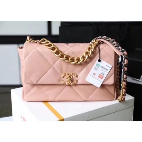 Bolso Chanel 19 solapa AS1161 rosa
