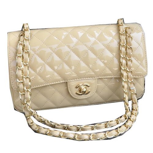 Bolso Chanel Serie 2.55 Piel de oveja color albaricoque CHA1112 Oro