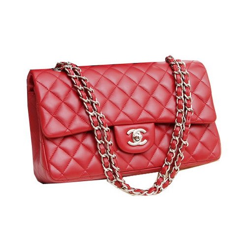 Bolsos Chanel Serie 2.55 Piel de cordero original CFA1112 Borgoña