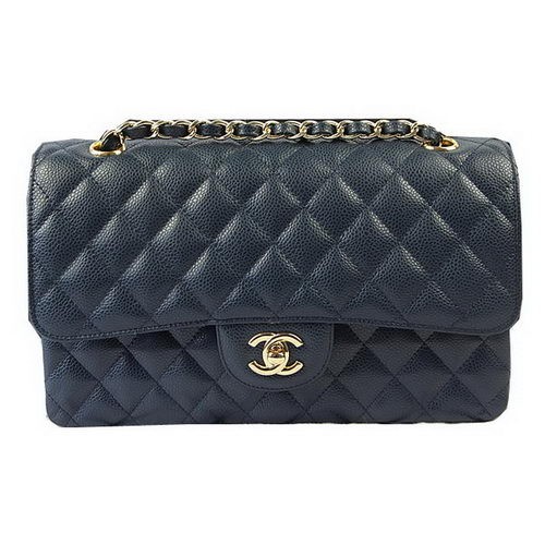 Bolsos de la serie Chanel 2.55 Patrón Royal Cannage Cuero CFA1112 Oro