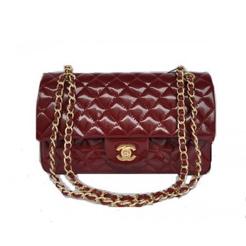 Cheap Chanel 2.55 Series Flap Bag 1112 Maroon Charol Golden Hardware